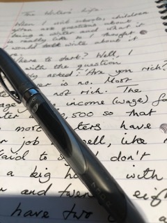 Writing and pen